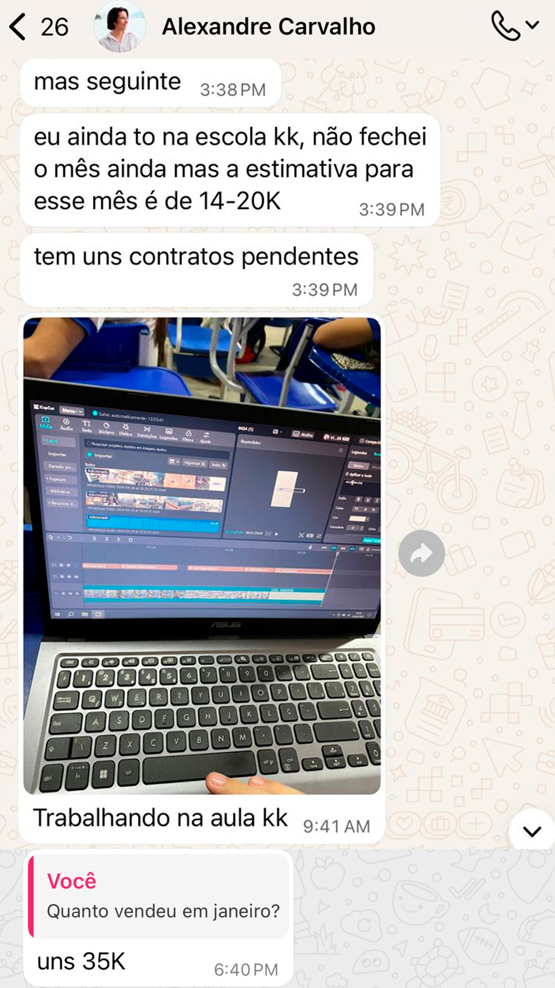 Depois, Alexandre Carvalho