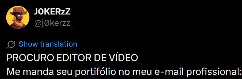 Depoimento de aluno fechando cliente de edição